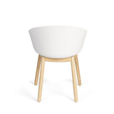 Armchair Void Oak Milk White