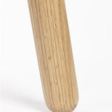 Armchair Void Oak Milk White