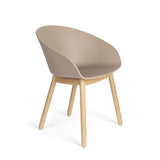 Armchair Void Oak Latte Brown