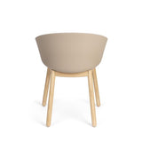 Armchair Void Oak Latte Brown