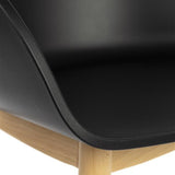 Armchair Void Oak Black
