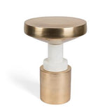 Chunky Footed Side Table Gold