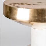 Chunky Footed Side Table Gold
