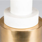 Chunky Footed Side Table Gold