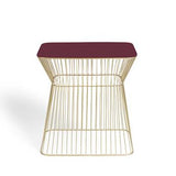 No Offence Side Table Wine Red