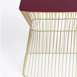 No Offence Side Table Wine Red