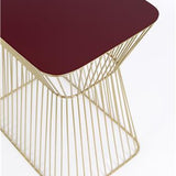 No Offence Side Table Wine Red