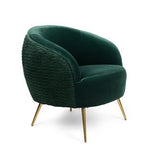 So Curvy Lounge Chair Dark Green