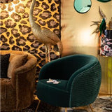 So Curvy Lounge Chair Dark Green