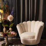 Mother Of All Shells Lounge Chair Teddy Natural