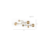 Wall Coat Rack Hypnotising Brass