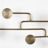 Wall Coat Rack Hypnotising Brass