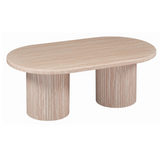 TAKSIM SALONTAFEL FLINTSTONE OVAL MARBLE TOP