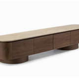 MONZA BRUIN TV KAST FLINTSTONE FAUX MARBLE TOP