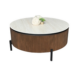 AQUA SALONTAFEL BRUIN / BEIGE CERAMIC